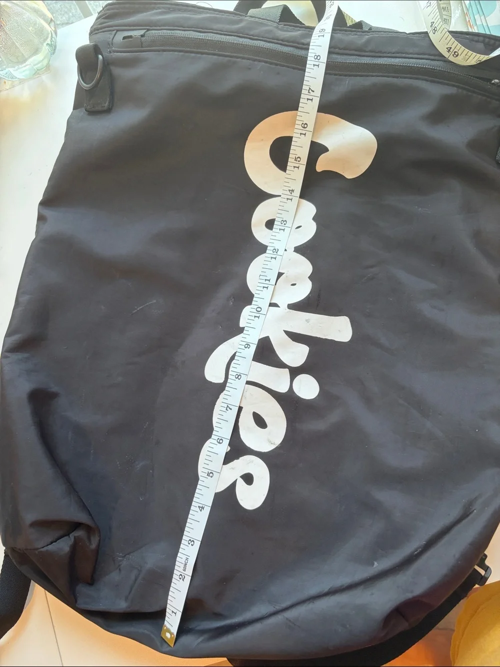 Cookies Black Vertical Logo Backpack